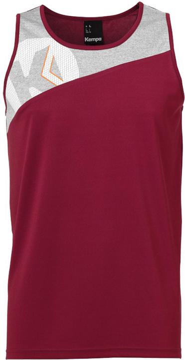 Deep red, dark grey mottled