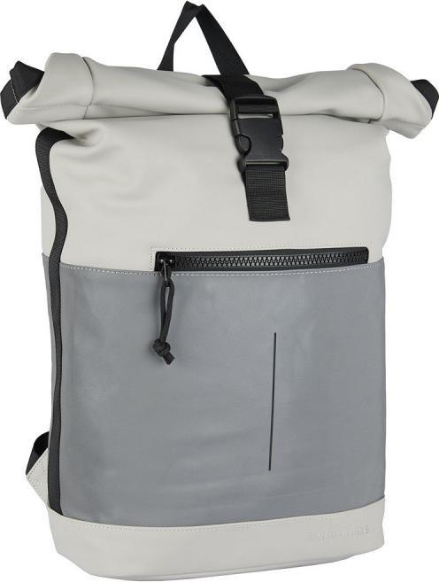 New Rebels Rucksack Bowie New York light grey (16 l)