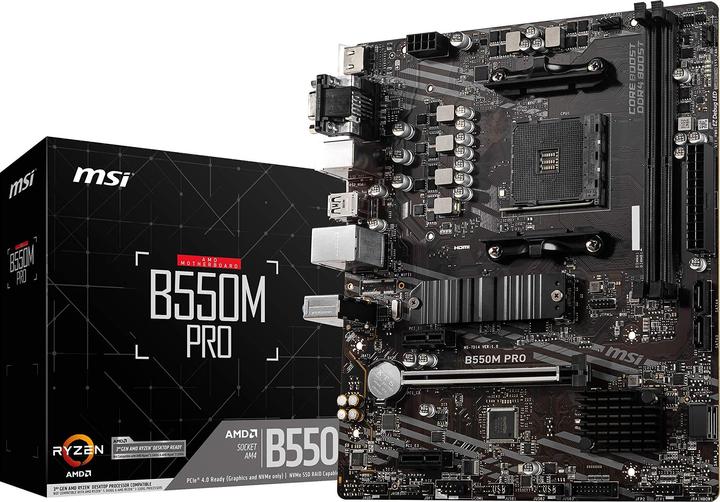 Produktbild MSI MAG B550M MORTAR WIFI (AM4, AMD B550, mATX)
