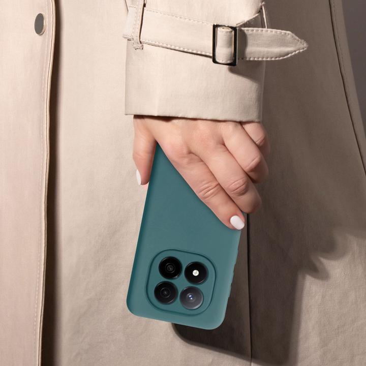 Actual product image Cadorabo Case for Xiaomi Redmi Note 14 Pro 5G TPU Liquid Silicone Cover (Xiaomi Redmi Note 14 Pro 5G)