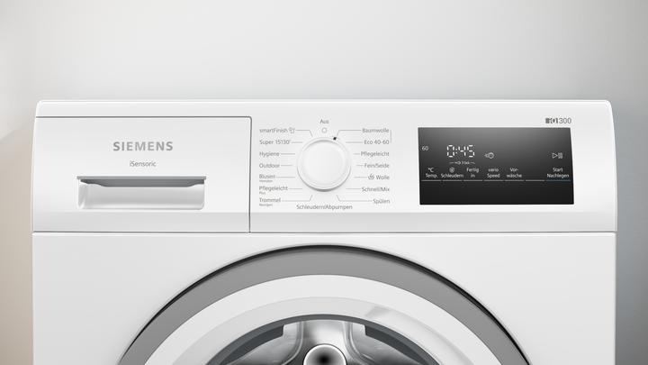 Actual product image Siemens iQ300, Washing machine, Front loader, 9 kg, 1400 rpm, WM14N12A (9 kg)