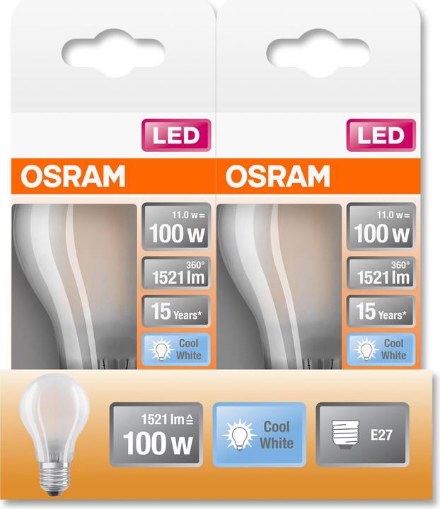 Produktbild Osram Retrofit Classic A (E27, 100 W, 1521 lm, 1 x, D)