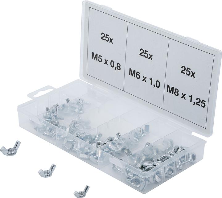 Immagine prodotto BGS Assortimento dadi a farfalla 75 pz.