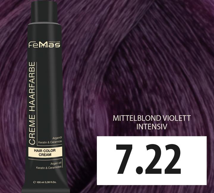 Produktbild FemMas 7.22) Haarfarbe Mıttelblond Vıolett Intensıv 100ml