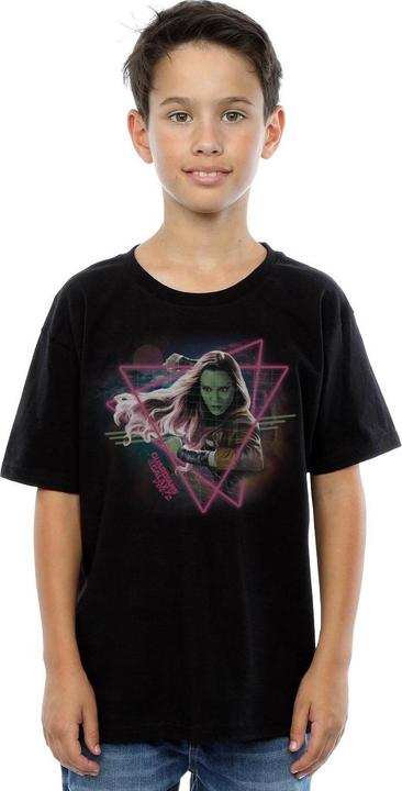 Actual product image Boys Guardians Of The Galaxy Neon Gamora T-Shirt (116)