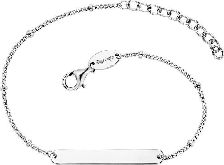 Engelsrufer Armband Silber mit ID (19 cm, 925er Silber)