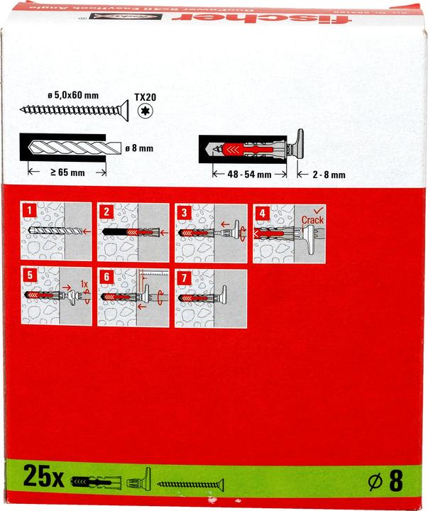 Image du produit Fischer EasyHook Loop 8 DuoPower (25 pcs)