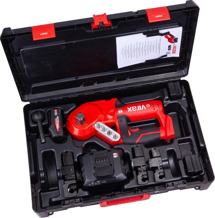 Actual product image Virax MINISTEM BIEGER 18V 12-15-18MM KOMPAKTES und LEICHTES 18V Biegegerät 4,9 kg / 1x 2,0 Ah Akku +