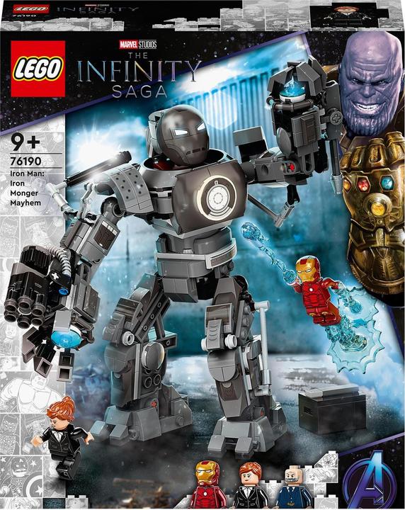 Image du produit LEGO Iron Man et le chaos par Iron Monger (76190, LEGO Marvel)