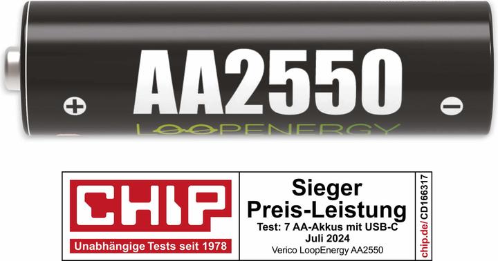 Produktbild Verico LoopEnergy AA (4 Stk., AA, 1700 mAh)