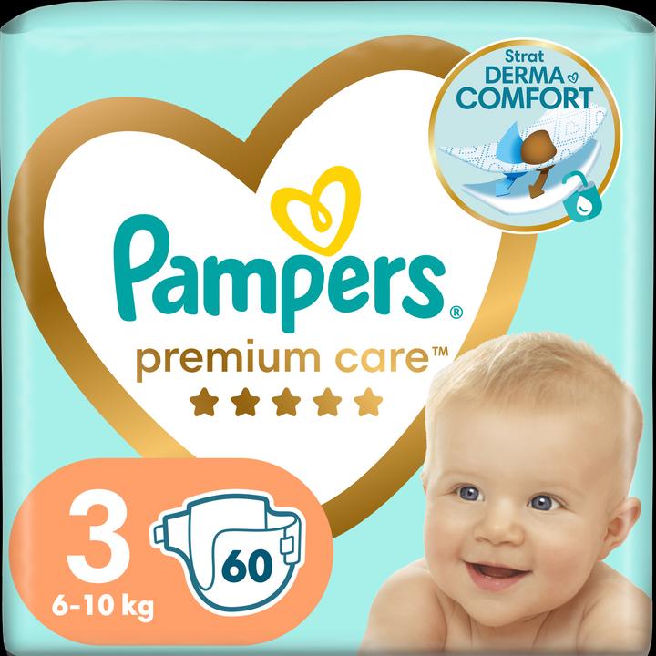 Actual product image Pampers Premium Care (Size 3, Half month box, 60 Piece)
