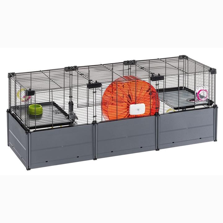 Immagine prodotto Ferplast Multipla Hamster Large grigio, 107.5x37.5x h 42cm (1 pz)