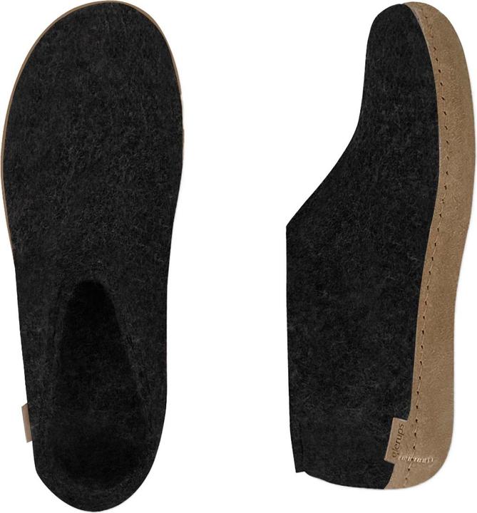 Actual product image Glerups Leather sole slipper (41)