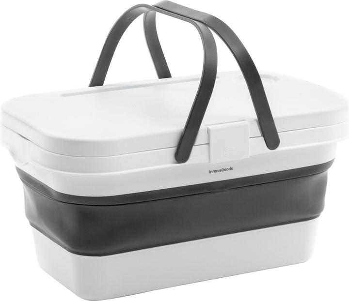 Produktbild InnovaGoods Faltbarer Picknickkorb mit Tisch-Deckel Pickning