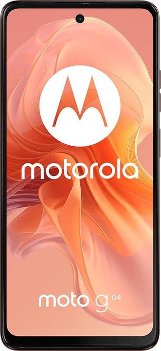 Image du produit Motorola Moto G04 (128 Go, Orange soleil levant, 6.56", Double SIM, 16 Mpx, 4G)