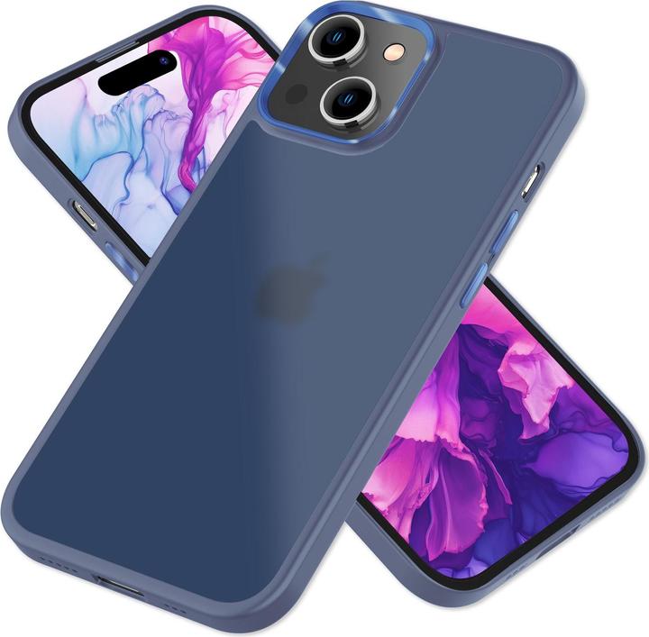 Immagine prodotto Nalia Manica ibrida opaca trasparente smerigliata (Apple iPhone 15 Plus)