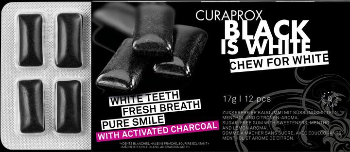 Immagine prodotto Curaprox Il nero è bianco gomma da masticare (12 pz., 23 g)