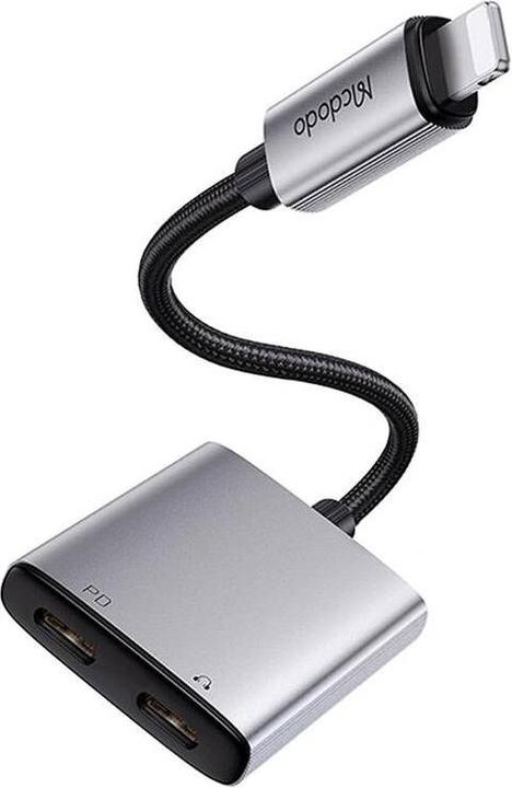 Actual product image Mcdodo 2in1 Audio Adapter CA-5560 2in1 Lightning to 2x Lightning (Lightning, 2 x Lightning)