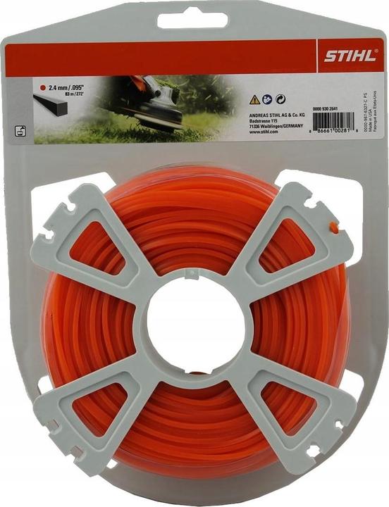 Actual product image Stihl Mowing thread square (Weed whacker, Trimmer line + line spool)