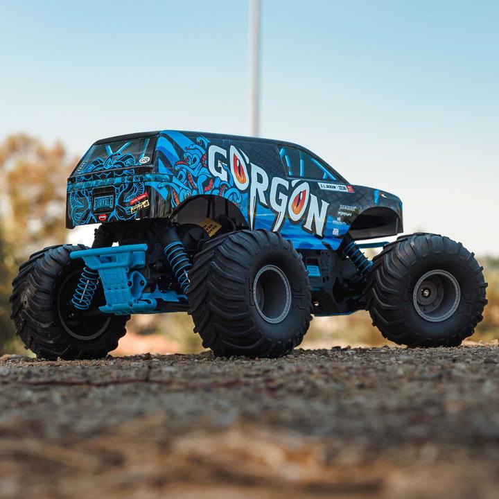 Productafbeelding Arrma Monstertruck Gorgon MEGA 550 RWD Blauw, ARTR, 1:10 (RTR Gereed voor gebruik)