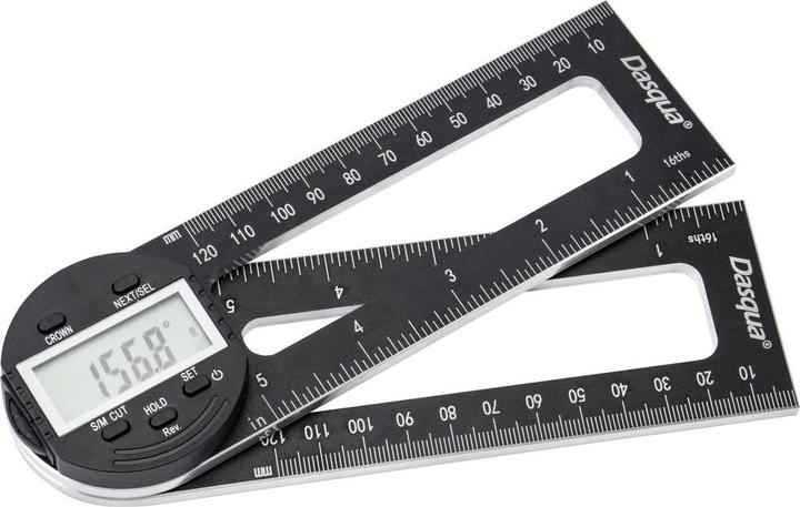 Actual product image Dasqua 1804-6771 Digital protractor for mitre saws 280 mm 360 ° 1 pc.