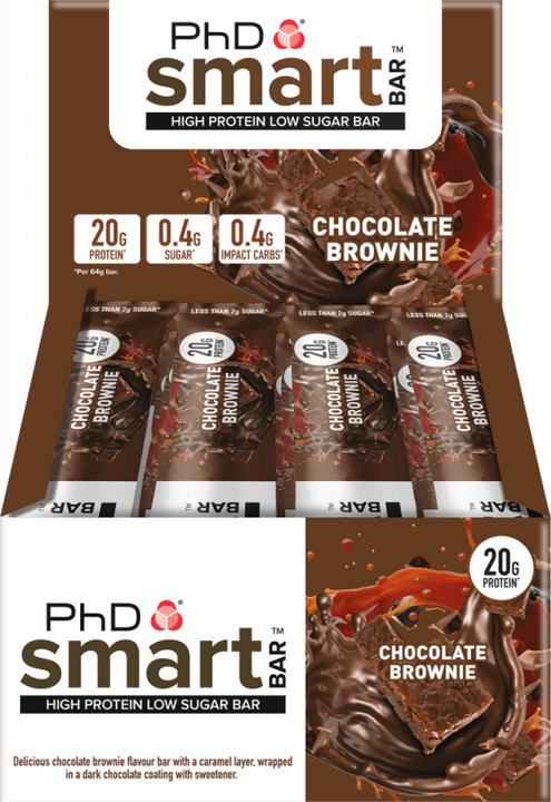 Produktbild PhD Nutrition Smart Bar (Chocolate Brownie, 12 Stk., 768 g)
