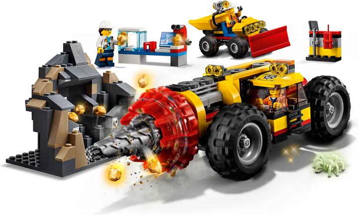 Immagine prodotto LEGO Attrezzature di perforazione pesante per l'industria mineraria (60186, LEGO City)