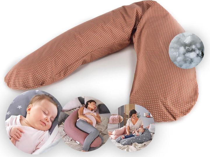 Actual product image Theraline Nursing pillow "The Original" with polyester hollow fibre filling incl. cover 190 cm (190 cm)