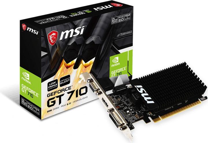 Actual product image MSI GeForce GT 710 2GD3H LP (2 GB)
