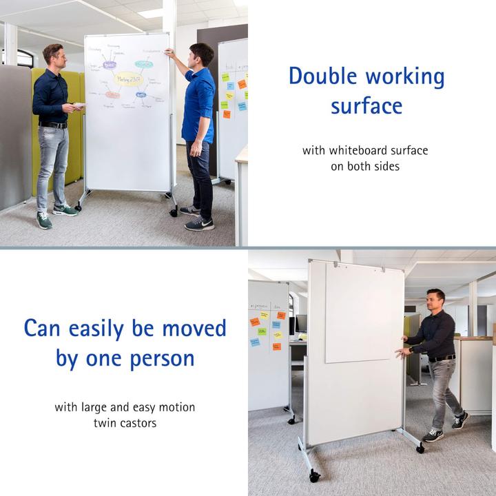 Produktbild Maul Whiteboard ®pro easy2move, mobil (1000 x 1800 mm)