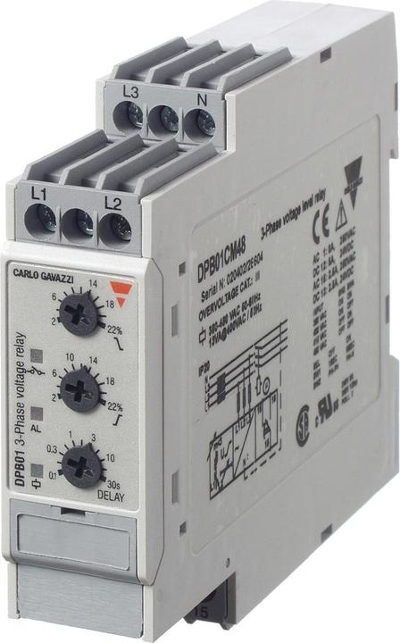 Carlo Gavazzi Phase Monitor SPDT 8/5A 380-480AC DIN