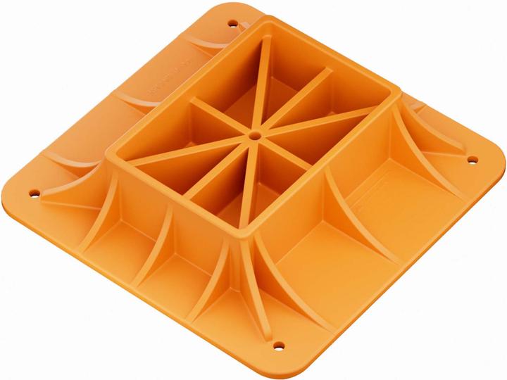 Image du produit Wiltec Embase tout-terrain cric Farm Jack 292x292mm PP Support anti-enlisement