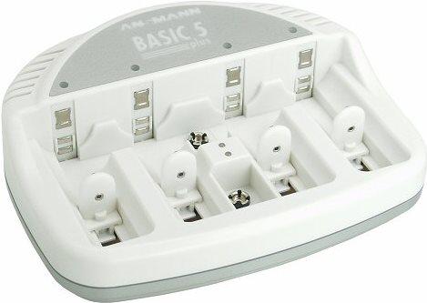 Ansmann Basic 5 Plus (4 Stk., 9V Block, Ladegerät ohne Akku)