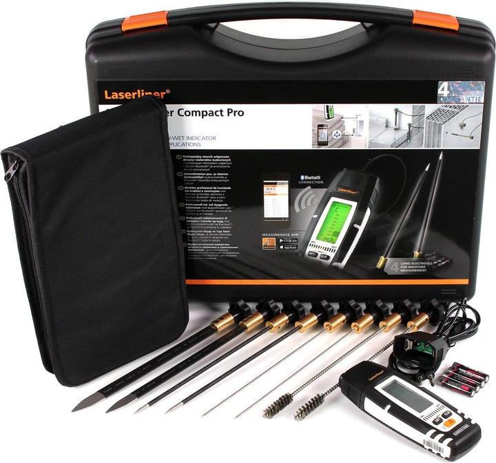 Image du produit Laserliner Humidimètre pour matériaux DampMaster Compact Pro