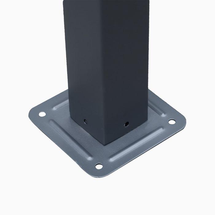 Image du produit Swisshandel24 stabiler Rosenpavillon als Rankhilfe wetterfest Metall schwarz 2,97x2,95x2,3m (297 cm, 295 cm)