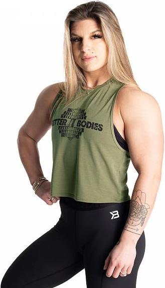 Actual product image Better Bodies Empire Loose Racerback Washed Green (S)