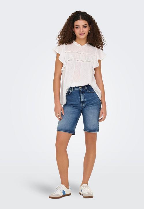 Image du produit Only Normal geschnitten Hohe Taille 5-Pocket-Shorts Jeans-Shorts (XL)