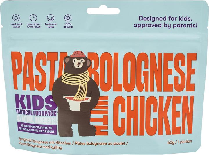 Actual product image Tactical Foodpack Pasta Bolognese with Chicken (60 g)