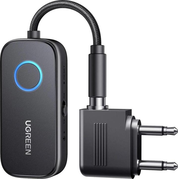 Produktbild Ugreen Bluetooth 5.3 CM671 receiver/transmitter, mini jack 3.5mm, 300mAh + airplane adapter (Sender & Empfänger)