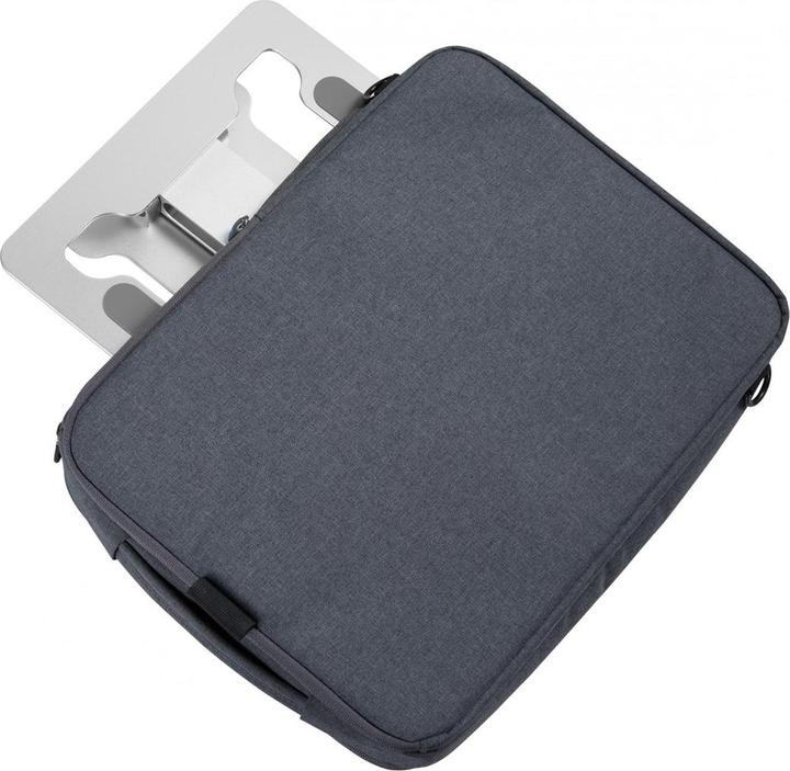 Actual product image Gembird Składana podstawka pod notebooka srebrna