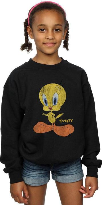 Produktbild Looney Tunes Tweety Pie Distressed Sweatshirt Mädchen (152, 158)