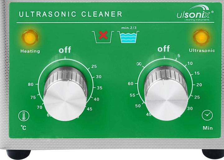 Produktbild Ulsonix Ultraschallreiniger Ultraschallreinigungsgerät Edelstahl Timer 60 W Eco 2 L (40 kHz, 2000 ml)
