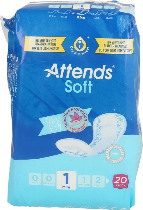 Attends Soft 1 Mini Einlagen (20 x, Mini)