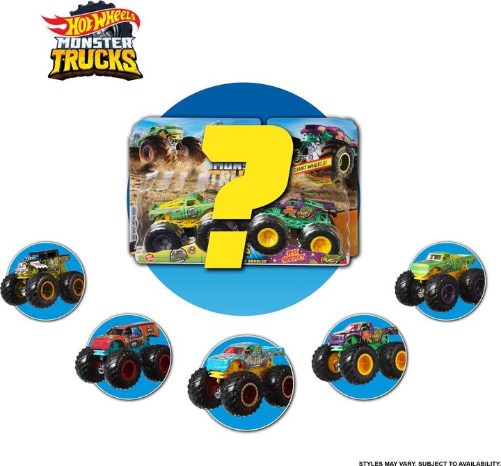 Produktbild Hot Wheels Monster Trucks, Die-Cast, assortiert, 1 Stück