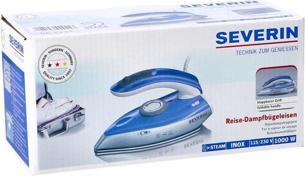 Produktbild Severin Reisedampfbügeleisen BA 3234 Silber (1000 W, 40 g/min)