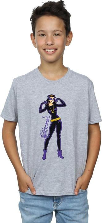 Image du produit - T-shirt CATWOMAN HAPPY POSE - Garçon (128)