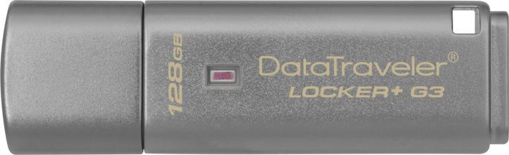Kingston DataTraveler Locker+ G3 (128 GB, USB 3.1, USB-A)