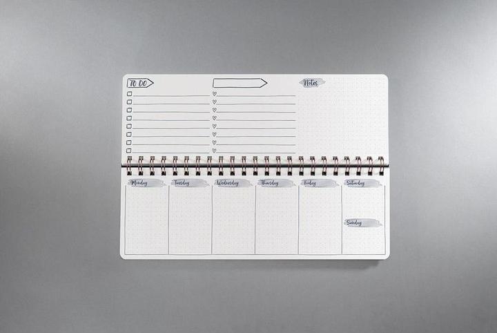 Produktbild Jolie Wochenplaner Flower Love 30 x 11.4 cm, undatiert (30 x 11.4 cm, Englisch)