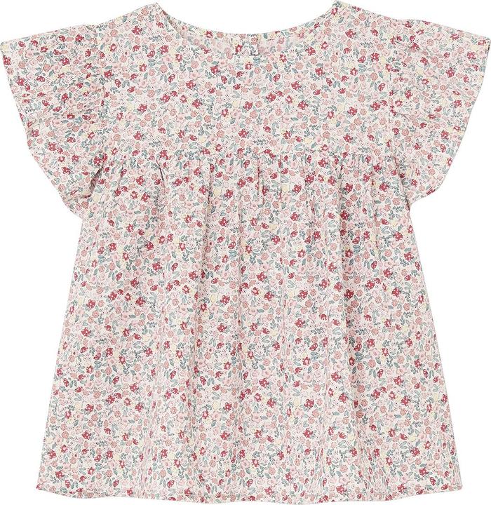 Produktbild Vertbaudet Mädchen-Set: geblümte Bluse & Musselin-Shorts (158)