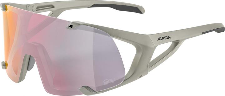 ALPINA SPORTS Hawkeye QV (Cool grey matt, quattro varioflex mirror + rainbow)